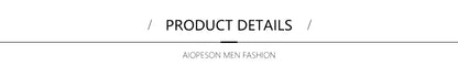 AIOPESON Old Money Polo Shirt Men‘s Solid Color Design Premium Fabric Skin Friendly Cool Breathable Soft Wear