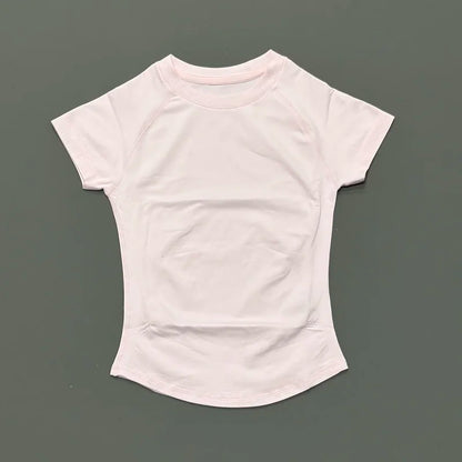 Sport Short Sleeve Top Women Seamless Yoga Leotard Clothing Running Sports T Shirt Gym Yoga Slim Fitness Active Top Tee