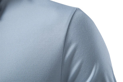 AIOPESON Old Money Polo Shirt Men‘s Solid Color Design Premium Fabric Skin Friendly Cool Breathable Soft Wear