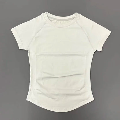 Sport Short Sleeve Top Women Seamless Yoga Leotard Clothing Running Sports T Shirt Gym Yoga Slim Fitness Active Top Tee